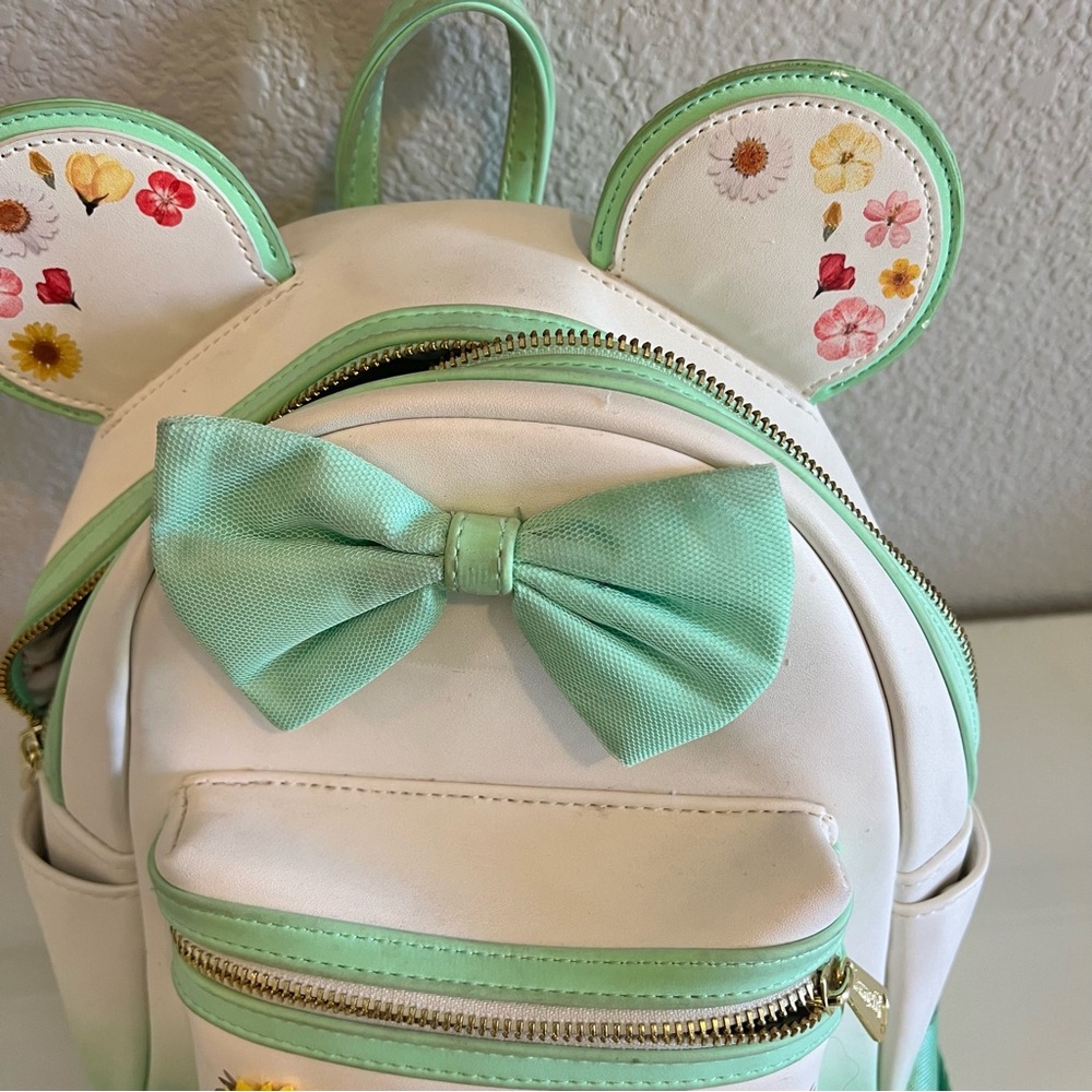 Disney Loungefly Mini Pressed Flower Backpack - image 3